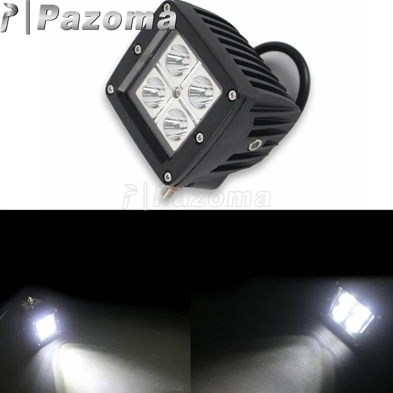 

Pazoma Black LED Pods with Foglight Location Bracket Wirings for 2007-2014 Chevrolet Silverado 1500 2500 3500