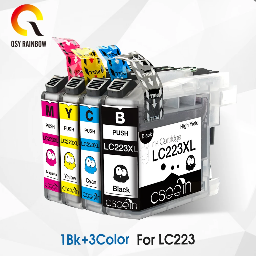

4pcs Compatible Ink Cartridge For Brother LC223 lc 223 MFC-J5620DW MFC-J4620DW MFC-J4625DW MFC-J5625DW MFC-J4420DW