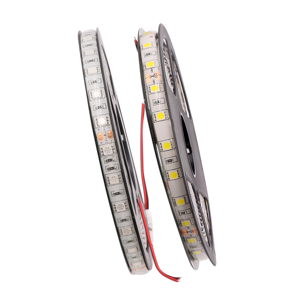 24V LED strip 5050 flexible light 60LED/m 5m 300LED cold white warm white blue RGB red green NON waterproof IP65 24V LED strip 5050 flexible light 60LED/m 5m 300LED cold white warm white blue RGB red green NON waterproof IP65