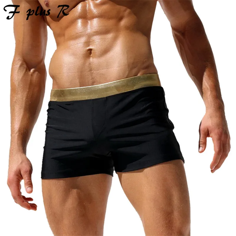 Buy F plus R Men's Novelty Swimwear Boxer Trunks,Men's