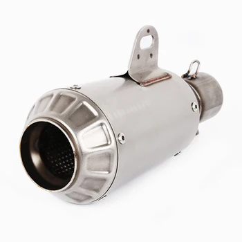 

Universal stainless steel 51MM Modified Motorcycle Exhaust Pipe Muffler Moto escape Fit for most motorcycle ATV Scooter