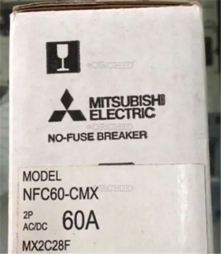 

1Pcs New Circuit Breaker M+ Plc Moulded Case Nfc60-Cmx 2P Ac/Dc 60A O