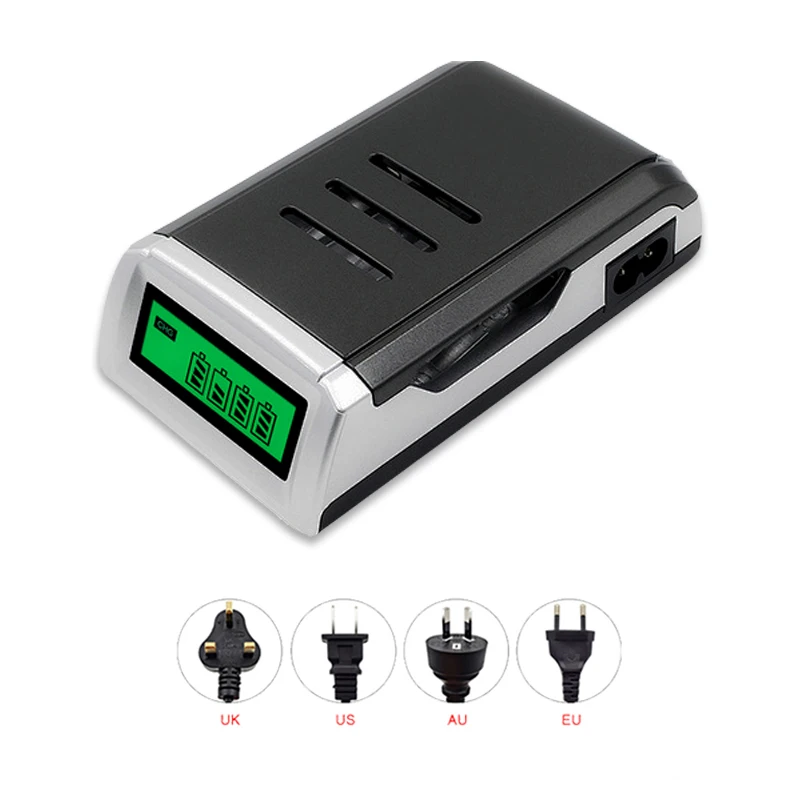 Multifunction 4 Slots LCD Display AAA/AA Battery Charger Smart Universal Charger for AAA/AA NI-MH/NI-CD Rechargeable Battery