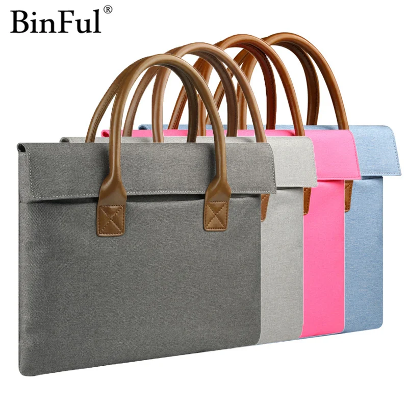 

BinFul waterproof Newest laptop bag case computer bag notebook cover bag 11/12/13/ 14/15/15.6 inch for Lenovo Dell Computer bag