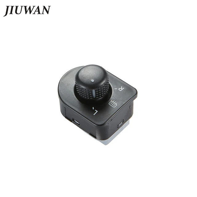JIUWAN Car Side Mirror Control Switch Rearview Adjustment Heating Button Knob for VW Passat Bora Golf 4 Jetta MK4 Sagitar Touran