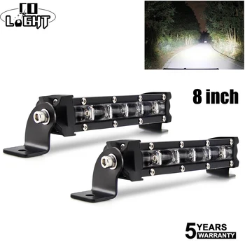 

CO LIGHT Super Slim Led Bar Offroad 6D 8 inch Spot Flood for Car Uaz 12V 24V Tractor SUV Truck Boat 4WD 4x4 ATV Led Work Lights