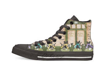 

Le Cafe des Chats Casual High Top Canvas shoes sneakers For Drop shipping