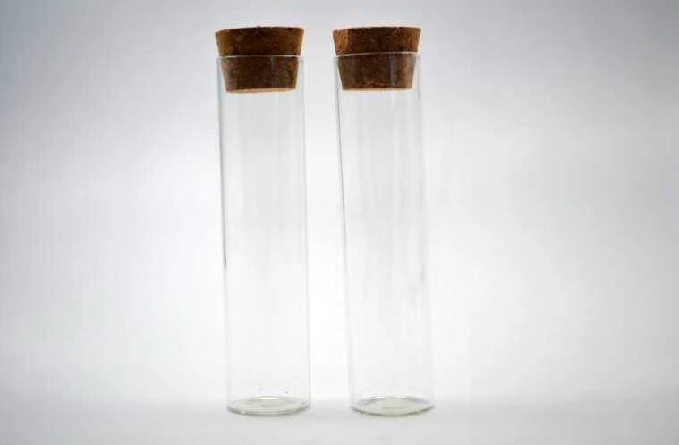 50pcs 22*90mm Mini Glass Bottle Vials Empty Sample Jars With Cork Stopper Glass test Bottle Message Vial Weddings vase diy gifts