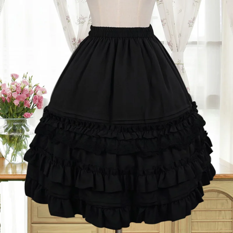 Платье ROLECOS женское летнее однотонное милое бальное платье в стиле ретро|lolita dress