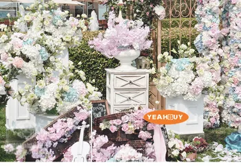 

21 colors 15cm simulation hydrangea head decorative wall flower artificial bouquet accessories for the wedding holiday party
