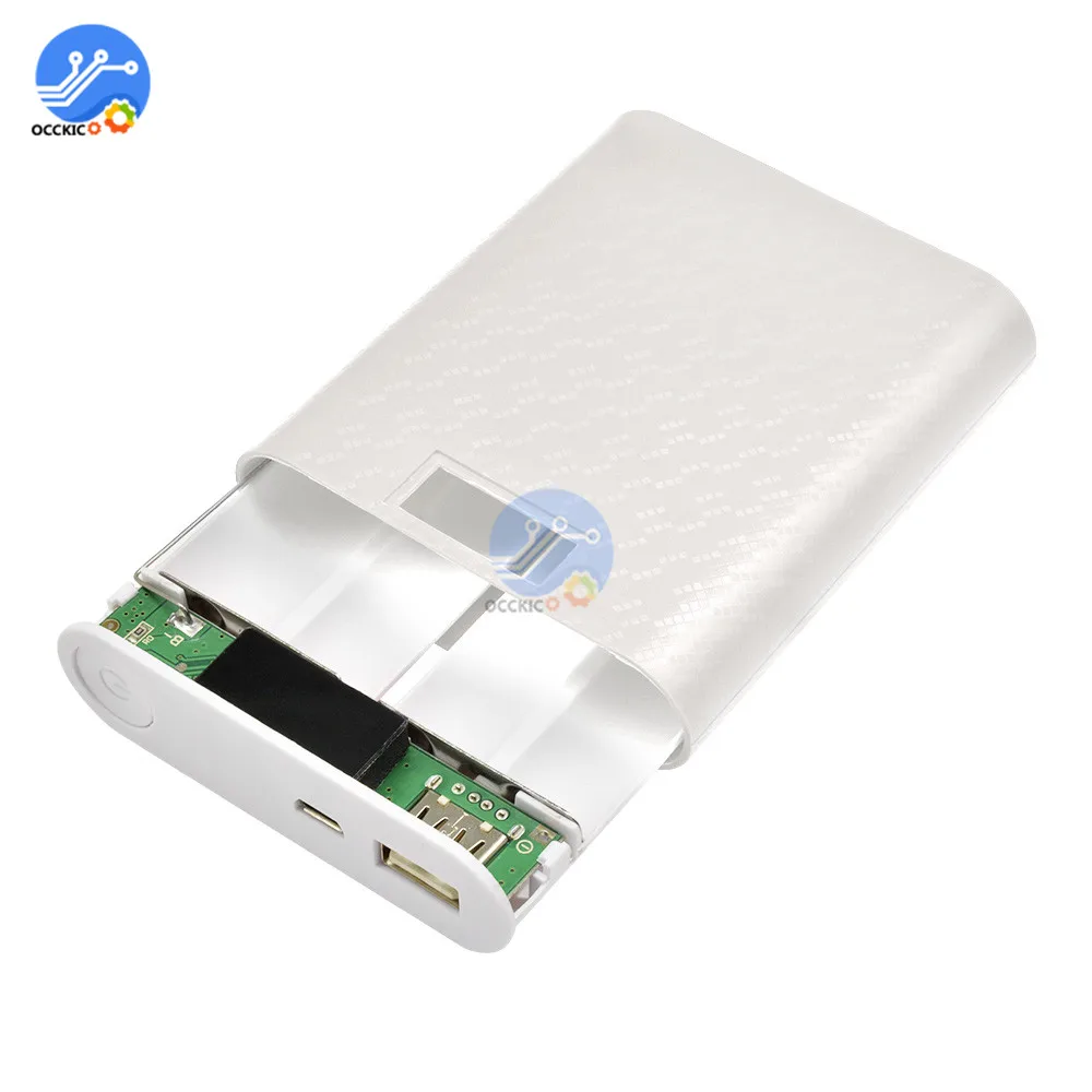 Коробки для хранения аккумуляторов 4X18650 USB Блок питания держатель блок 18650