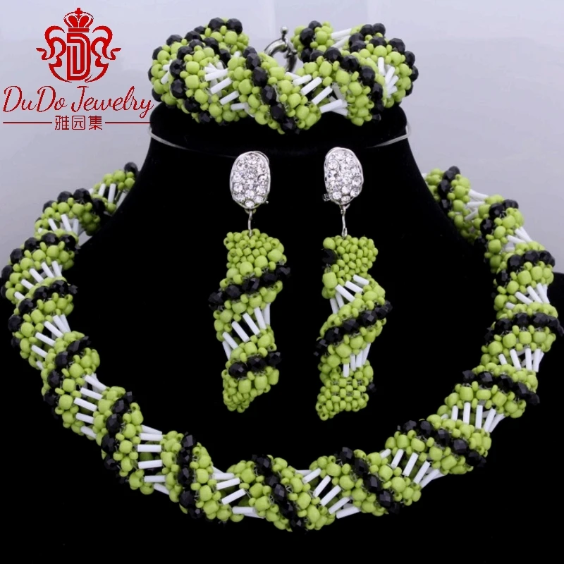 Ювелирный Комплект из колье и серёг с кристаллами|set of beads|necklace setbridal necklace set |