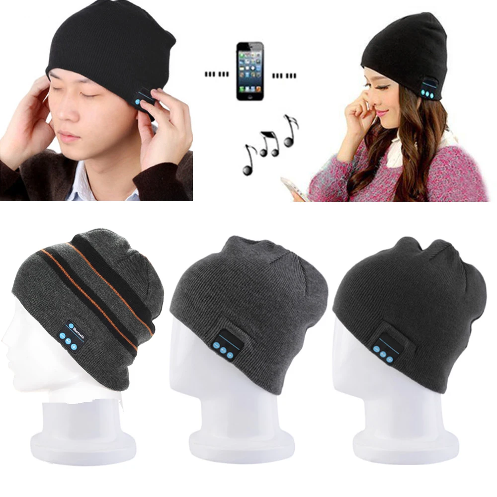 beanie with headphones built in bluetooth
