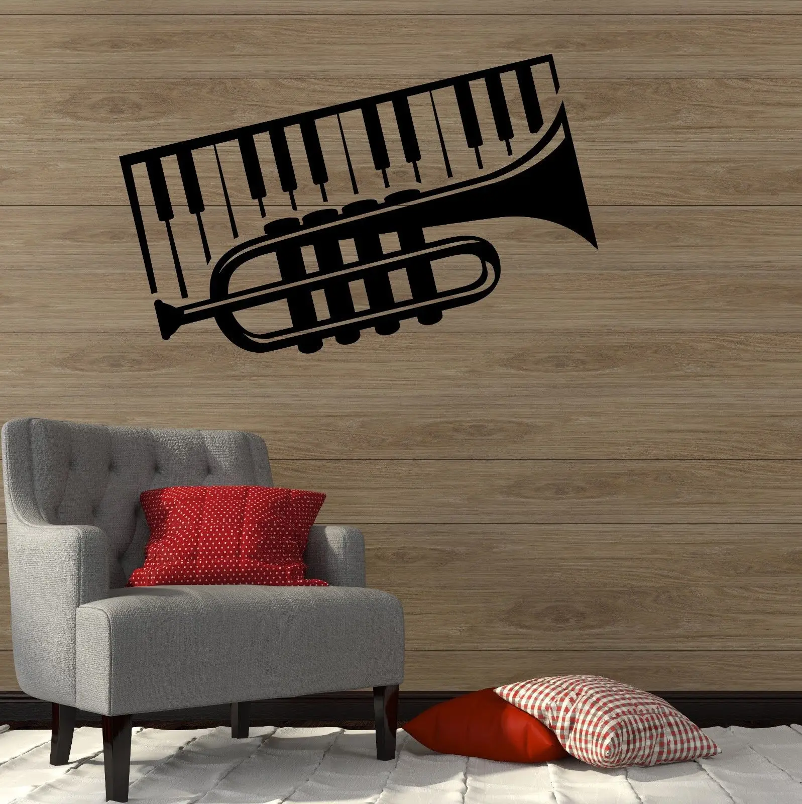 Buy Trumpet Piano Musical Instrument Music Decor Wall