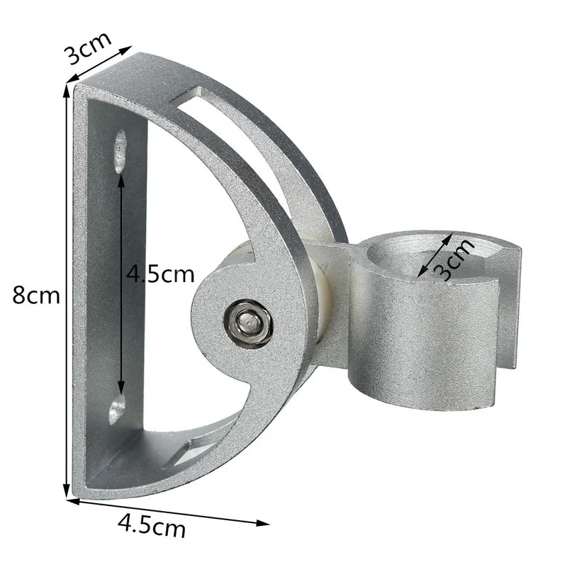 Регулируемая алюминиевая насадка для душа для ванной комнаты, кронштейн, настенная подставка для распылителя, кронштейн, держатель, монтажный кронштейн