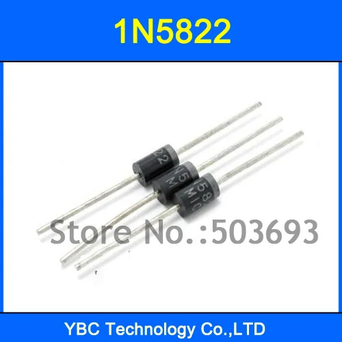 200 шт./лот 1N5822 IN5822 40 V 3A диод Шоттки