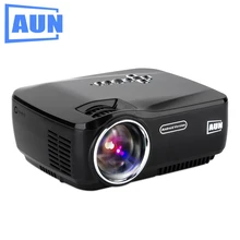 Аун проектор AM01P 1200 люмен Встроенный Android 4.4 WI-FI Поддержка Bluetooth Dlan Airplay Miracast EZcast светодиодный проектор