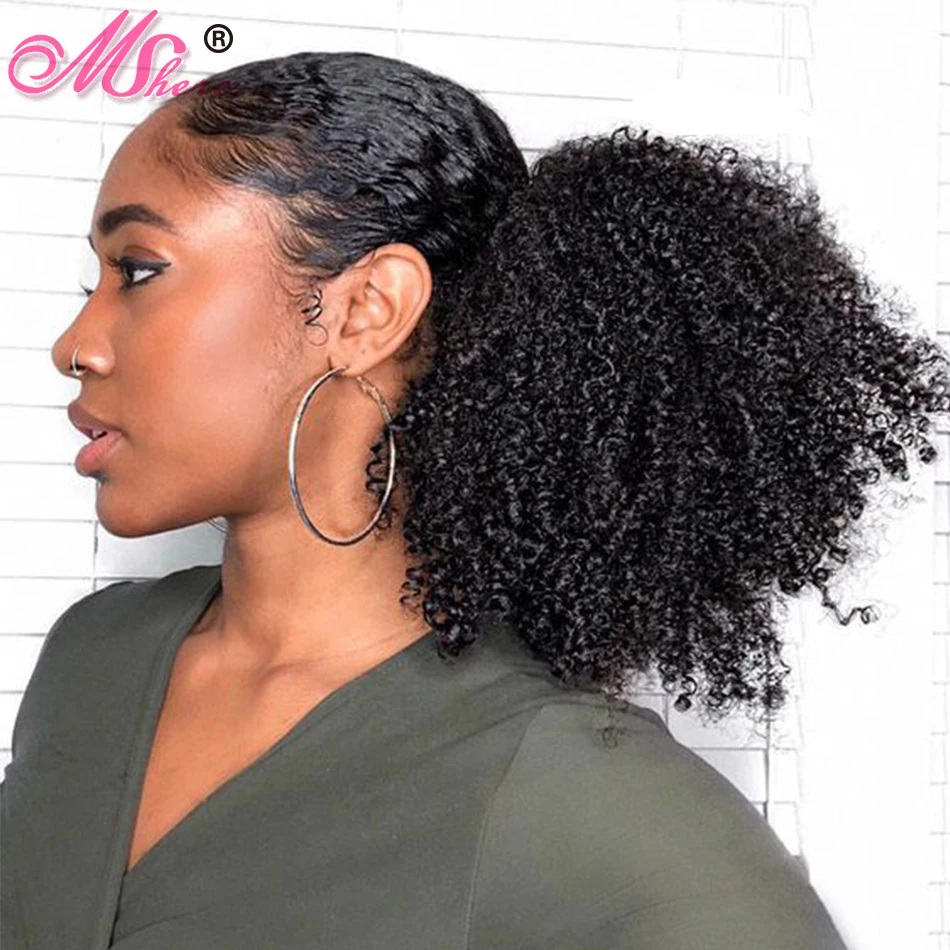 Aliexpress.com : Buy Afro Kinky Curly Ponytail For Women Natural Black