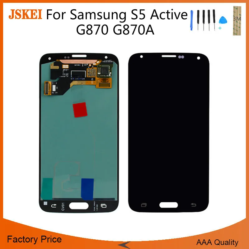 

For Samsung Galaxy S5 Active G870 G870A LCD Display Touch Screen Digitizer Assembly 5.1 inch Screen Top Quality