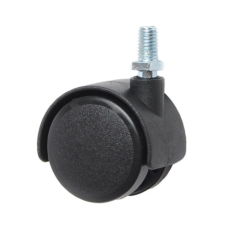 

1.0/1.5/2.0 inch Universal wheel Nylon wheel Screw caster universal Furniture electric casters Silent wheel 5pcs