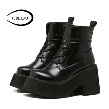 

SHUNRUYAN 2019 New Women Shoes Winter Short Boots High Heels Round Toe Party Shoes Dress Shoes Ladies Shoes