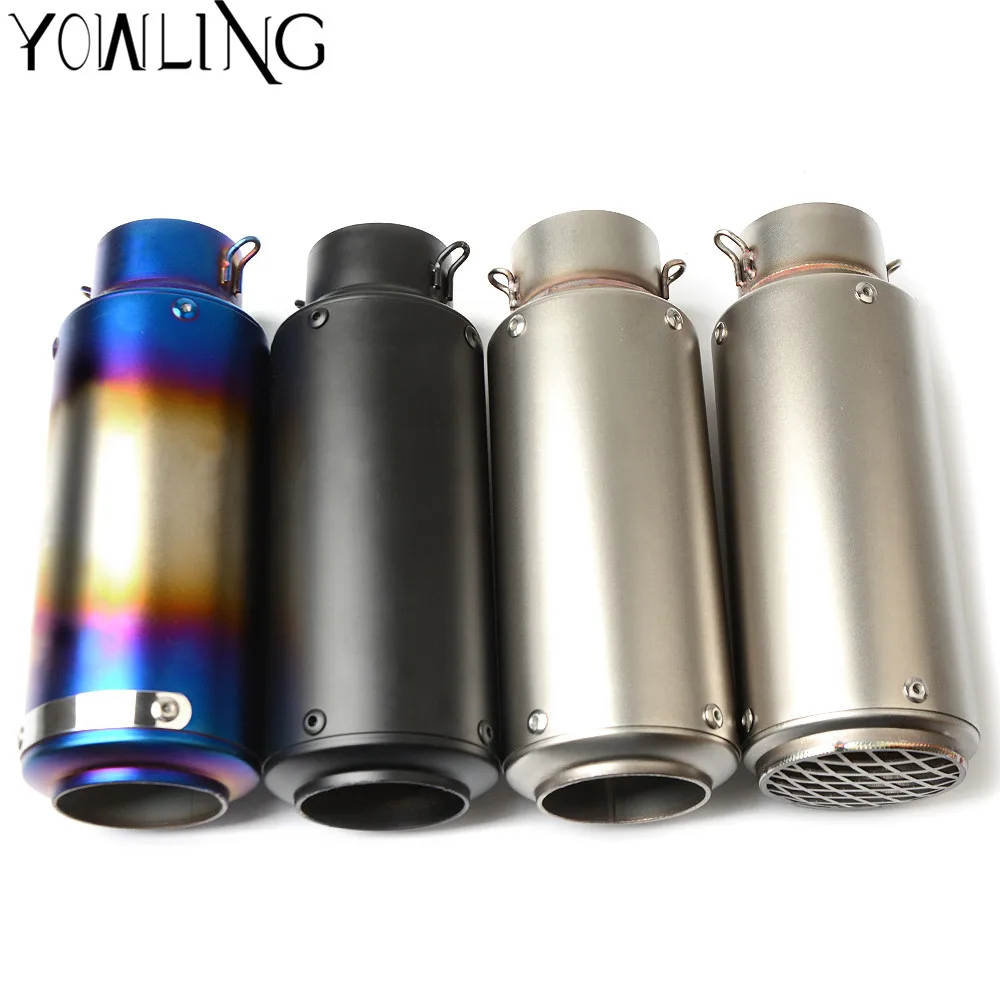 

Motorcycle modified muffler carbon fiber exhaust pipe For Yamaha XV 950 R ABS/Racer YBR 125 BMW R1200GS ADVENTURE LC R1200RS