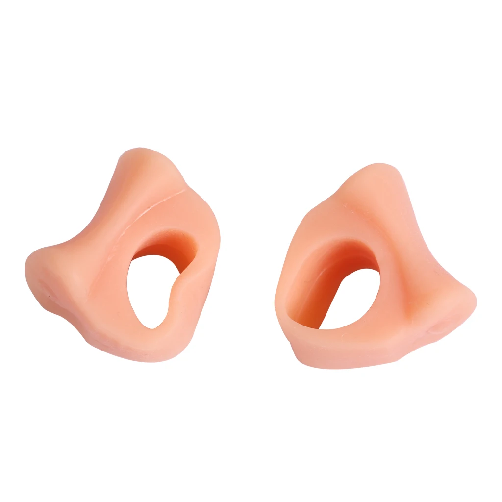 2 Pair Toe Bunion Corrector Separators Alignment Overlapping Hammer Toes Protector Straightener