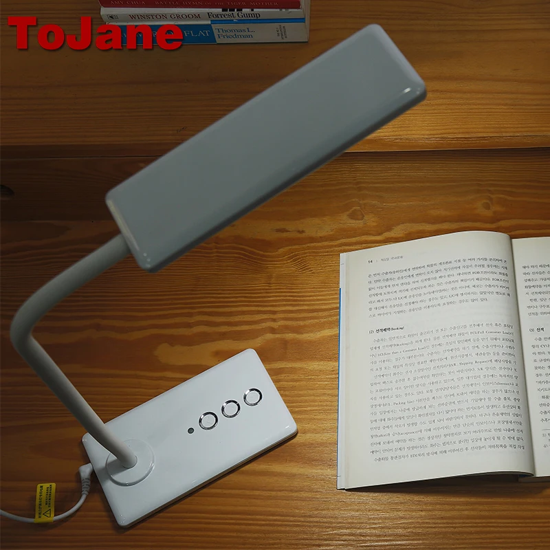

ToJane TG905 5-Level Brightness&Color Led Desk Lamp Led Table Lamp 8W Led Reading Desk Light Lamp