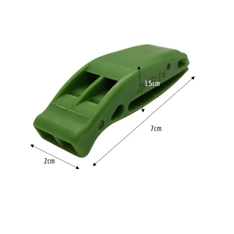 Пластиковый свисток с зажимом для выживания в поле, портативный двойной высокочастотный аварийный аппарат для автомобиля, EDC инструменты, брелок