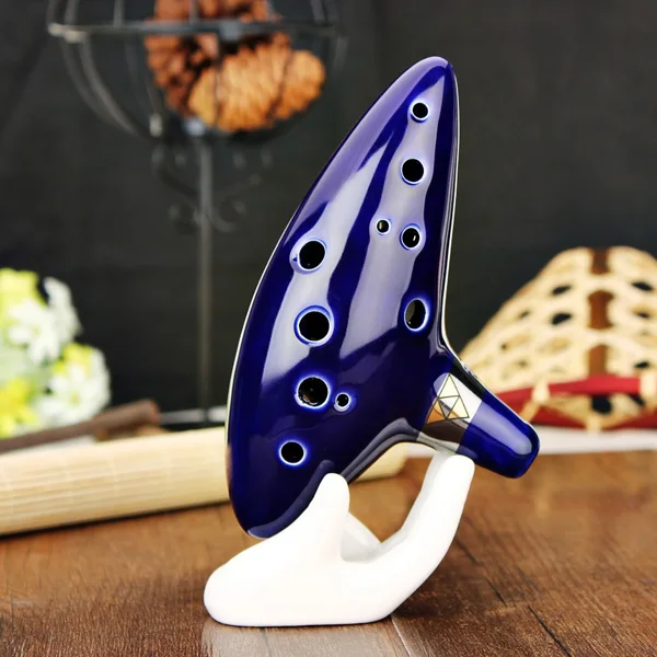 12 отверстий Alto C Ocarina Flute Ceramic Legend of Zelda Color Box|legend zelda ocarina|12 hole ocarinaocarina flute |