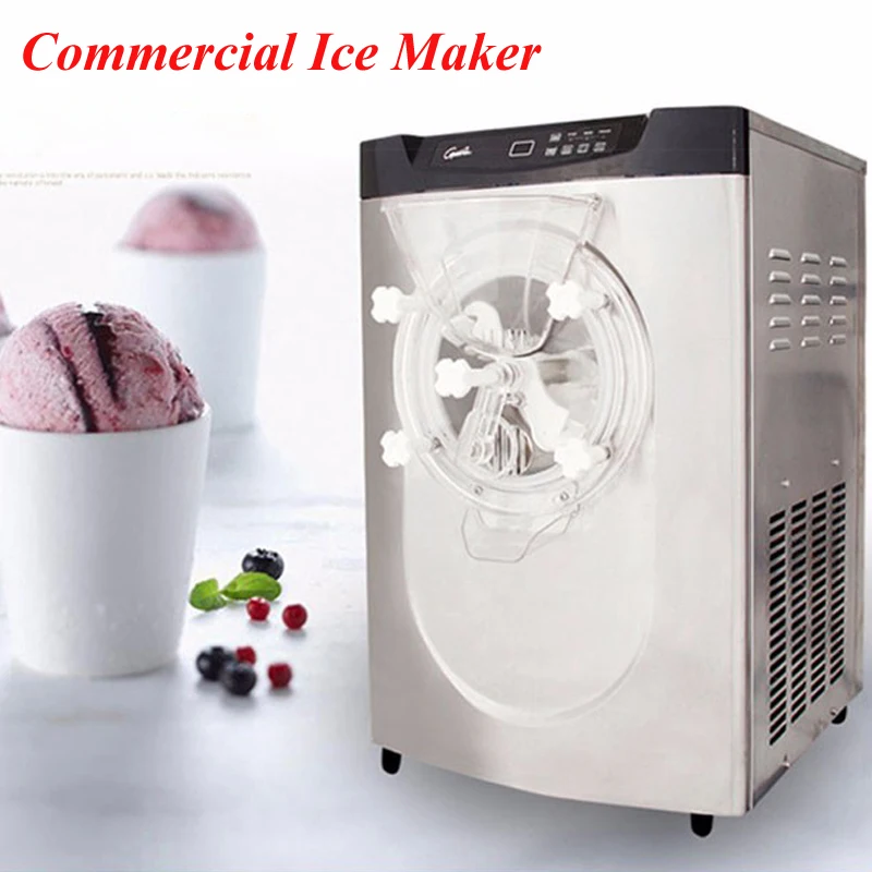 Коммерческая машина для производства мороженого, полностью автоматическая машина для изготовления мороженого, настольная машина для изготовления твердого мороженого BQ22T