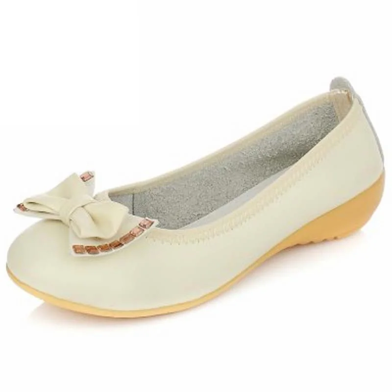 

2016 new fashion lady genuine leather shoes women flat shoes women's flats shoes woman spring summer women's shoes #Y0951511F