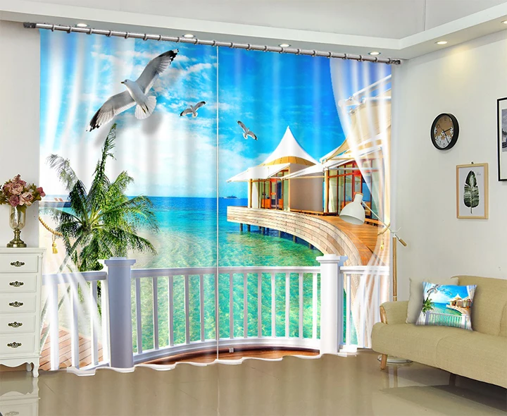 

3d dodechedron three-dimensional curtain fabric window