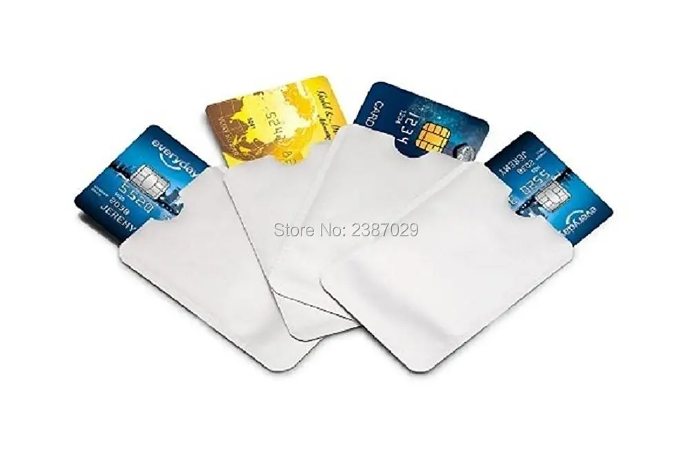 10Pcs Aluminum Foil RFID Blocking Sleeve Credit Card NFC Card IC ID
