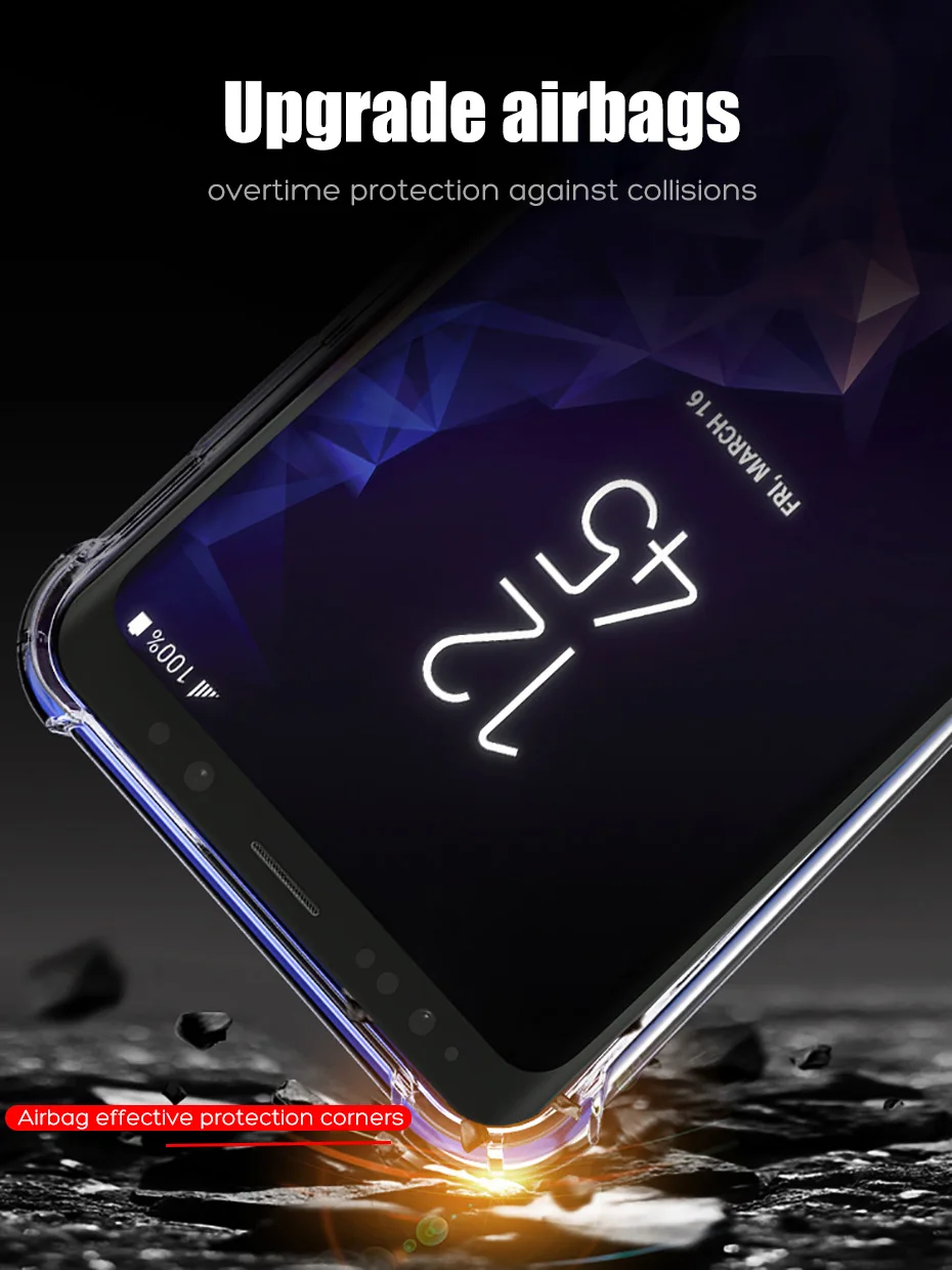 CAPAME Soft Case For Samsung Galaxy S8 S9 Plus Note 8 9 Shockproof Silicone Case For Samsung S9 Case S6 S7 Edge Phone Cases S8 (10)