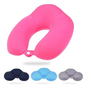 

Cervical Pillow Soft Travel Memory Foam Pillow U-Shape Neck Pillow Massage Headrest For Office Flight Airplane