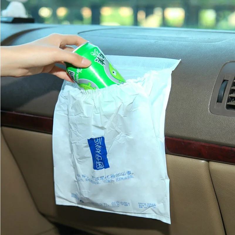 Buy 2packs Vehicle Garbage Bag Portable Folding