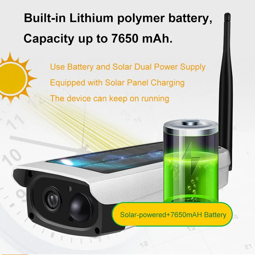 KEELEAD S1 наружная Водонепроницаемая Солнечная камера безопасности 1080P Wifi