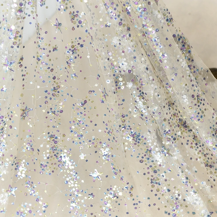 Платье из цветной ткани с блестками и вышивкой; платье из ткани ручной работы; детская одежда; RS1581