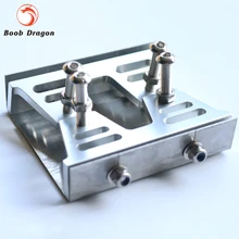 CNC trim tab with plate set (76X19X54m) for 40″ or larger gas rc boat Sliver