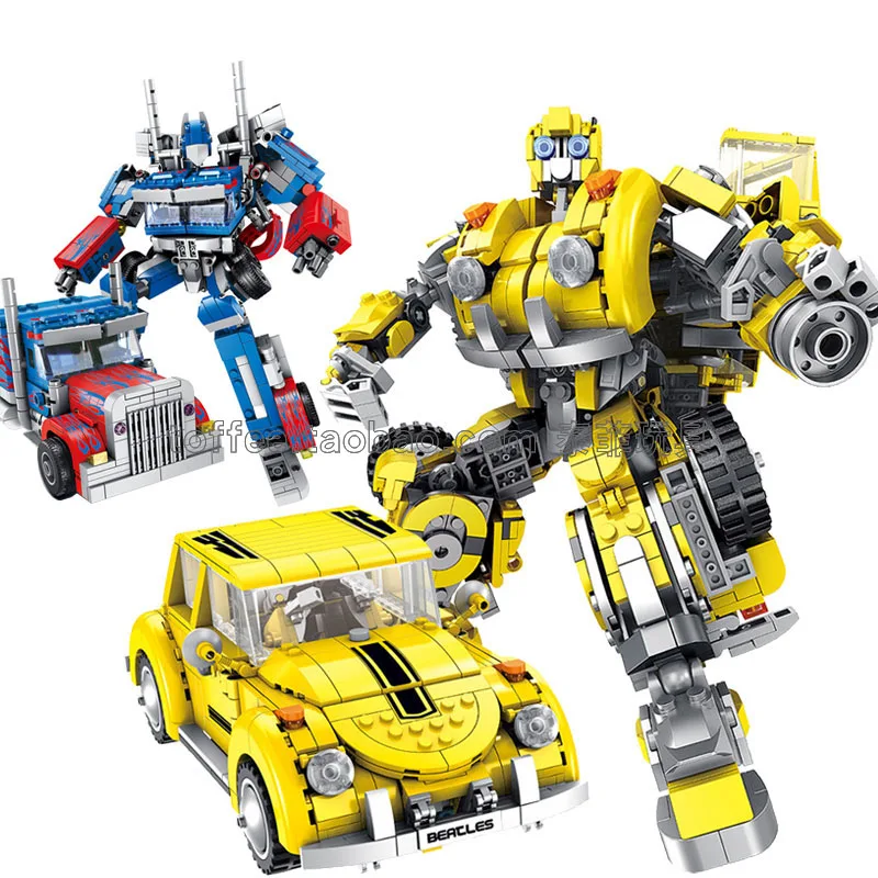 

Legoed Movie LepinS 6 in 1 Deformation hornet creator mecha robot sets city beetle car MOC truck building blocks model kids toys