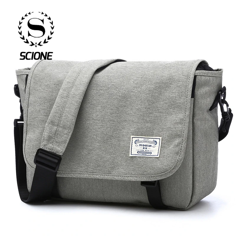 Buy Solid Cover Men Crossbody Bags Snowflake Cloth