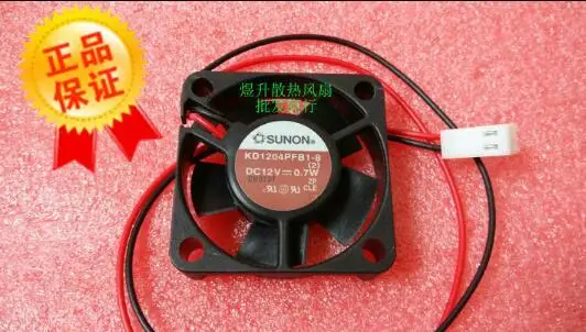 Original SUNON 4010 DC 12V 0.7W 4CM 40*40*10MM 4cm KD1204PFB1 8 2 Wire
