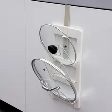 Дверь шкафа задняя полка подвесная полка для крышек настенный подвес оригинальные кухонные принадлежности гаджеты Аксессуары для хранения wx8271648