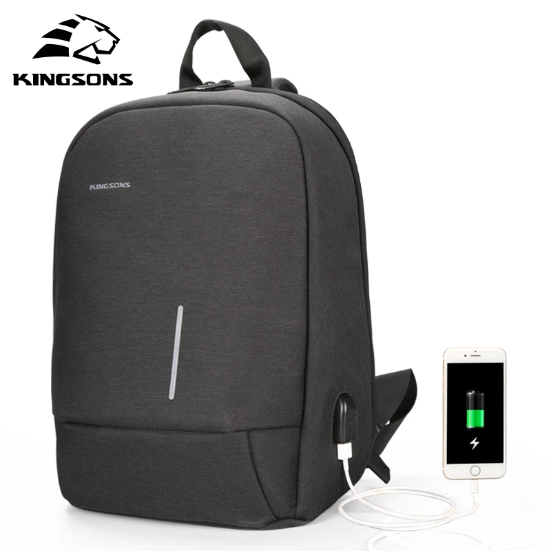 

10% Off Kingsons 13.3 inch Chest Backpack For Men Women Casual Crossbody School Bag Casual Style Travel Business Backpack