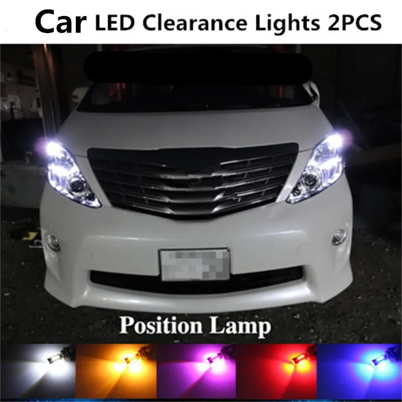 

Tcart 2pcs Auto Led Bulbs High bright Car LED Clearance Lights White External Lamps T10 2835 38smd For Toyota Alphard 2011-2014