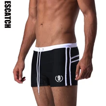 Escatch летний купальник Мужской купальный костюм Maillot De Bain шорты-боксеры для плавания плавки для серфинга Banadores