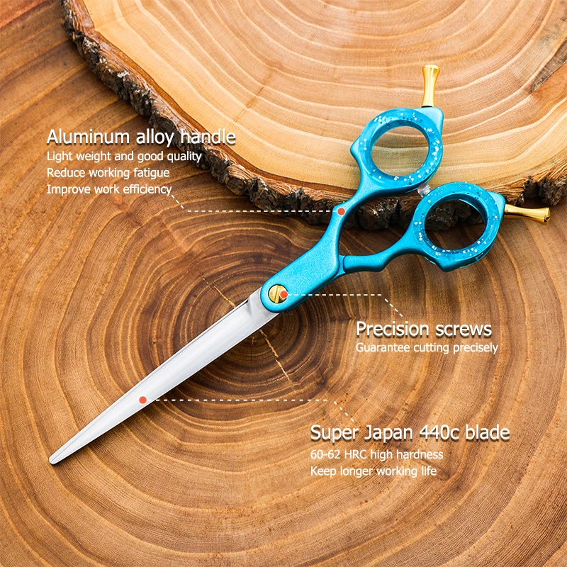 Dog Grooming Scissors Professional Dog Grooming Scissors 6.5 Inch Dog Shears For Grooming Super Japan 440C Kingbird