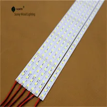 10 шт./партия 40 дюймов светодиодная жесткая лента, 24vdc 72led/m 18 Вт 5630 Светодиодная твердая лента, светодиодный светильник для шкафа с каналами