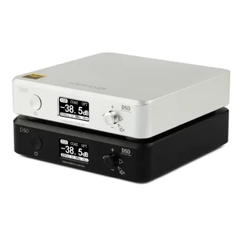 

NEW TOPPING D50 / 50S MINI HIFI AUDIO Decoding ES9038Q2M *2 USB DAC XMOS XU208 DSD512 32Bit / 768Khz OPA1612 USB/OPT/COAX input
